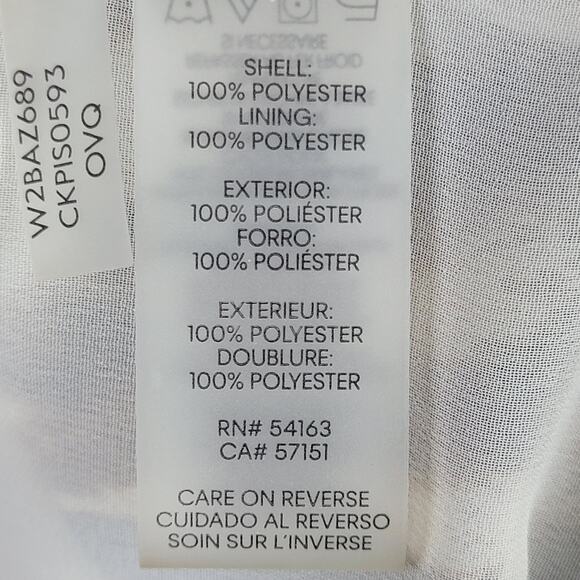 2X Blouse VNeck Animal Button Up Flowy Sheer Long Sleeve Tunic Top Office Career - Picture 9 of 12